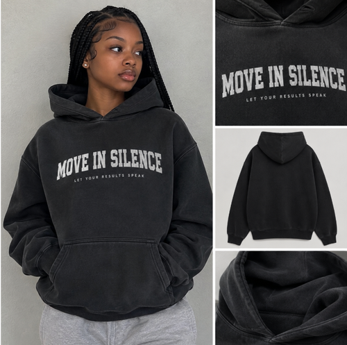 VAYREN — Move in Silence Black Hoodie